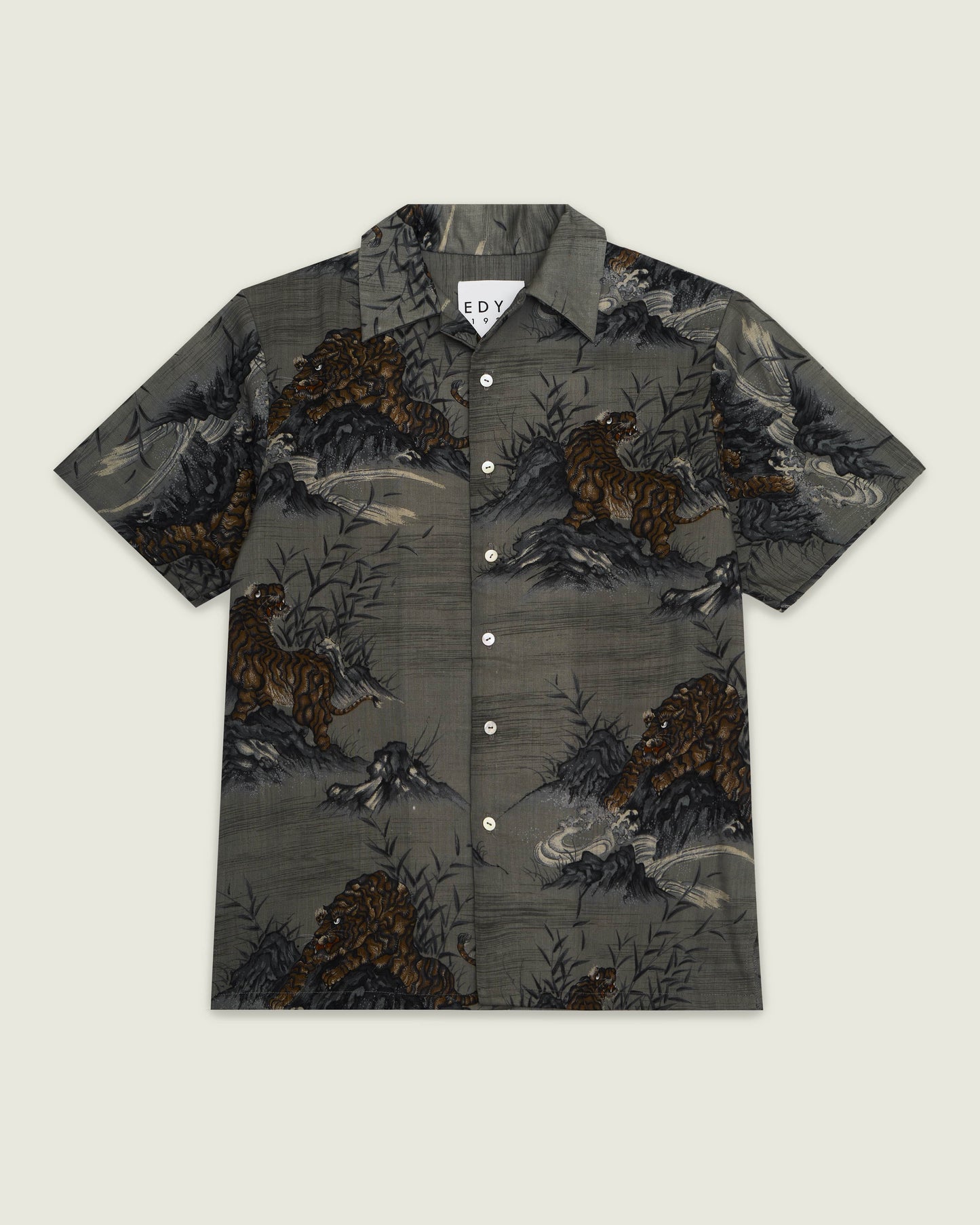 Tiger Printed Resort Shirt(SIze.Large)