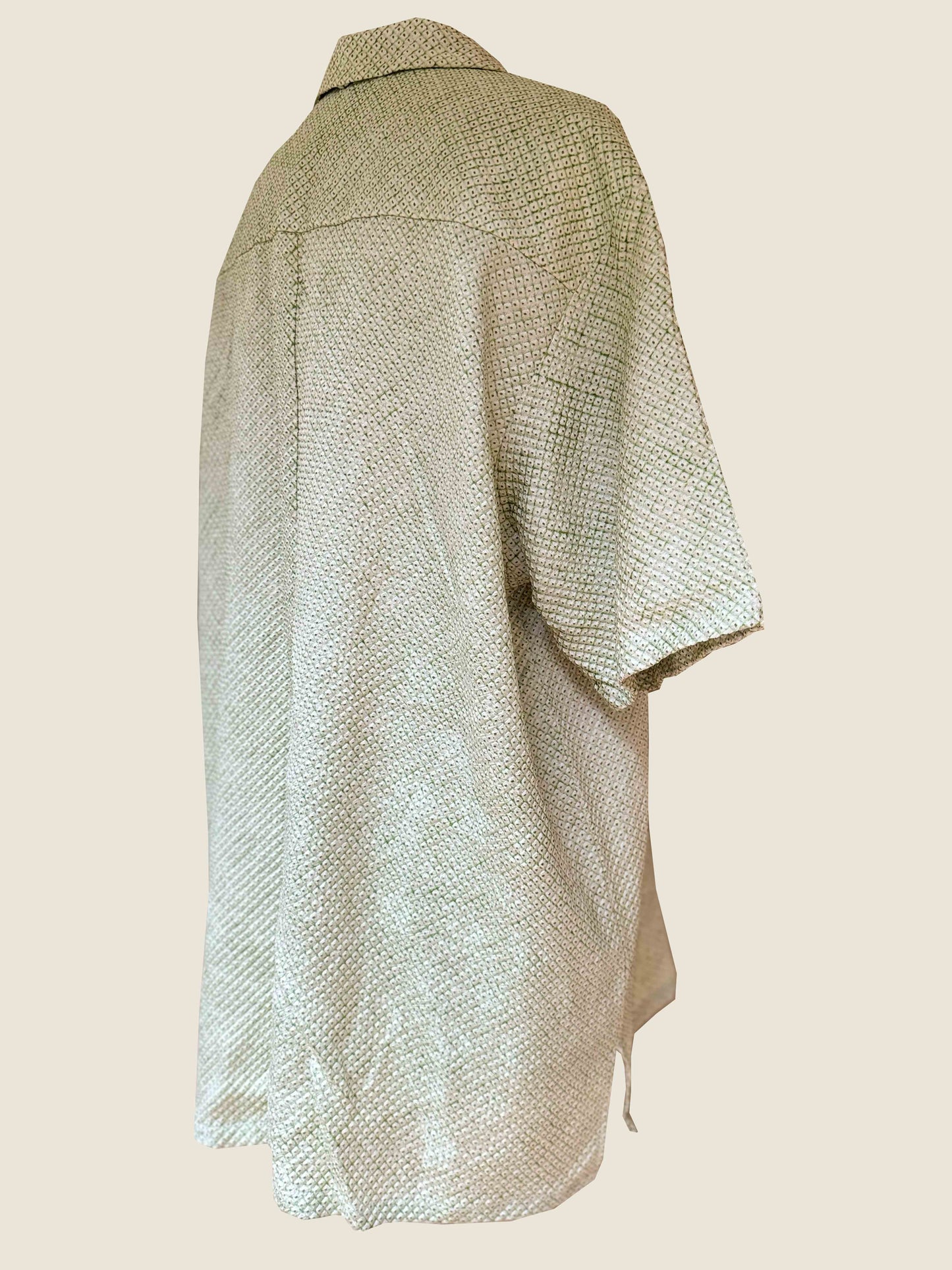 Mint Shibori Resort Shirt(Size.Large)
