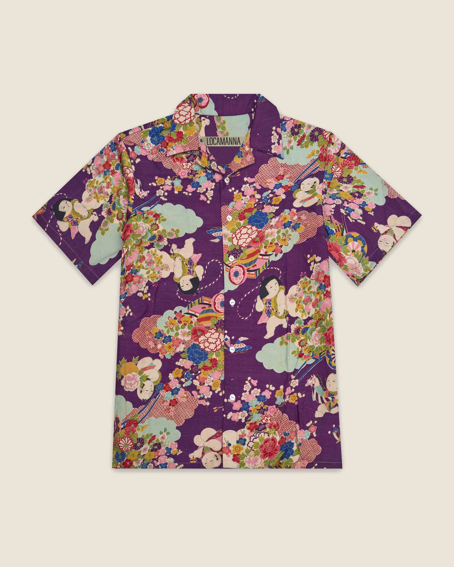 Taisho Retro Resort Shirt(Size.Small)