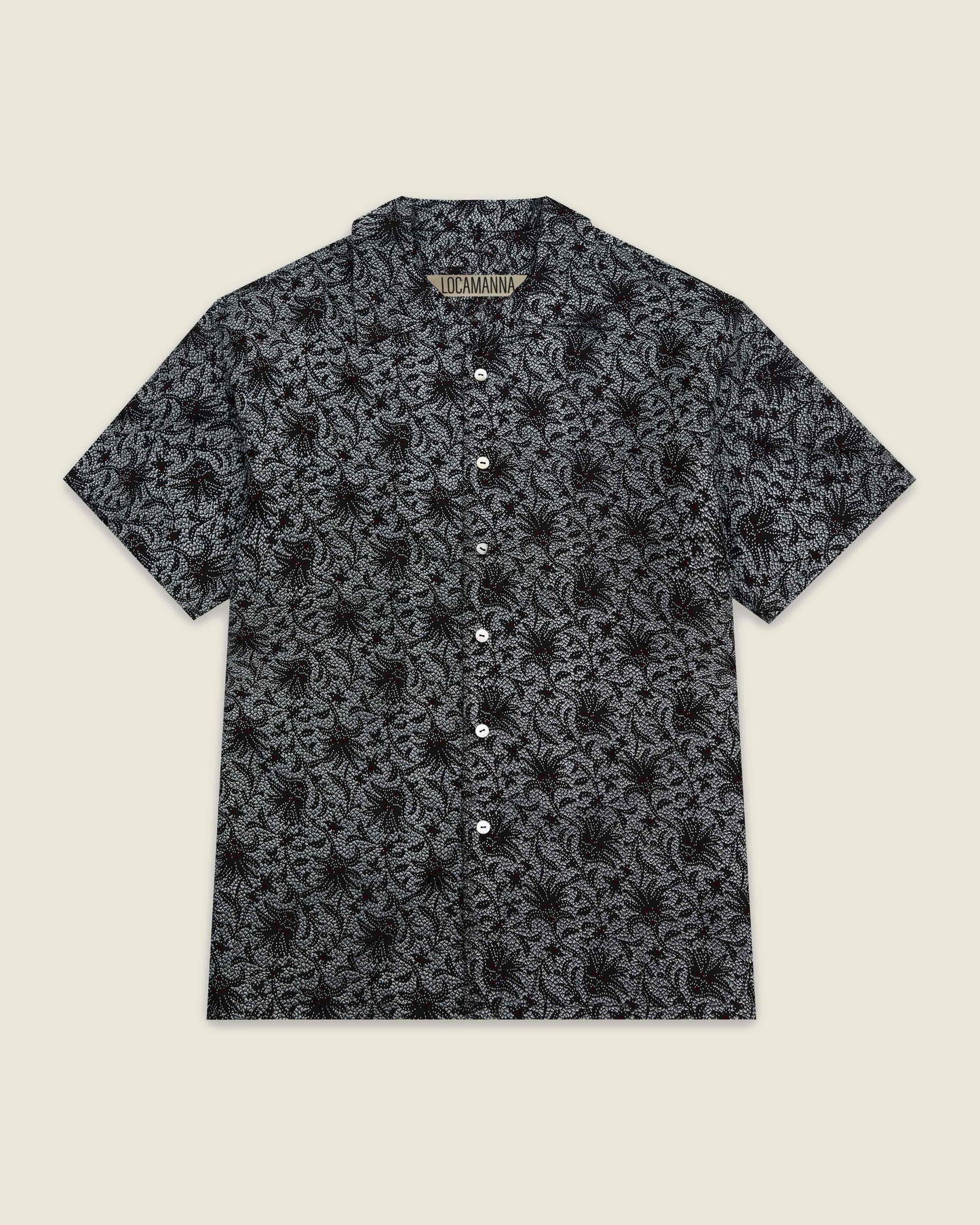 Batik Printed Resort Shirt(Size.Medium)