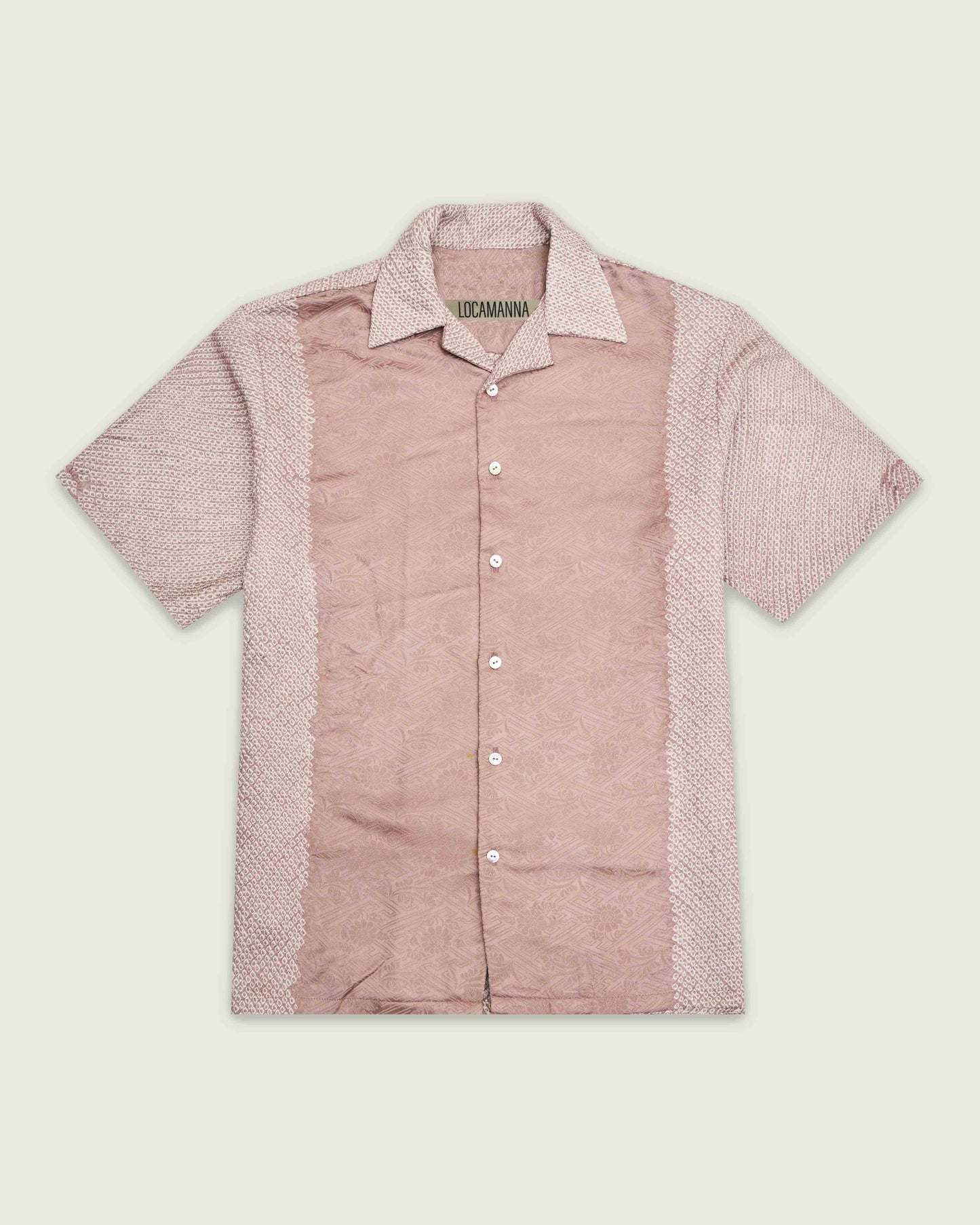 Mauve Shibori Resort Shirt(Size.Large)