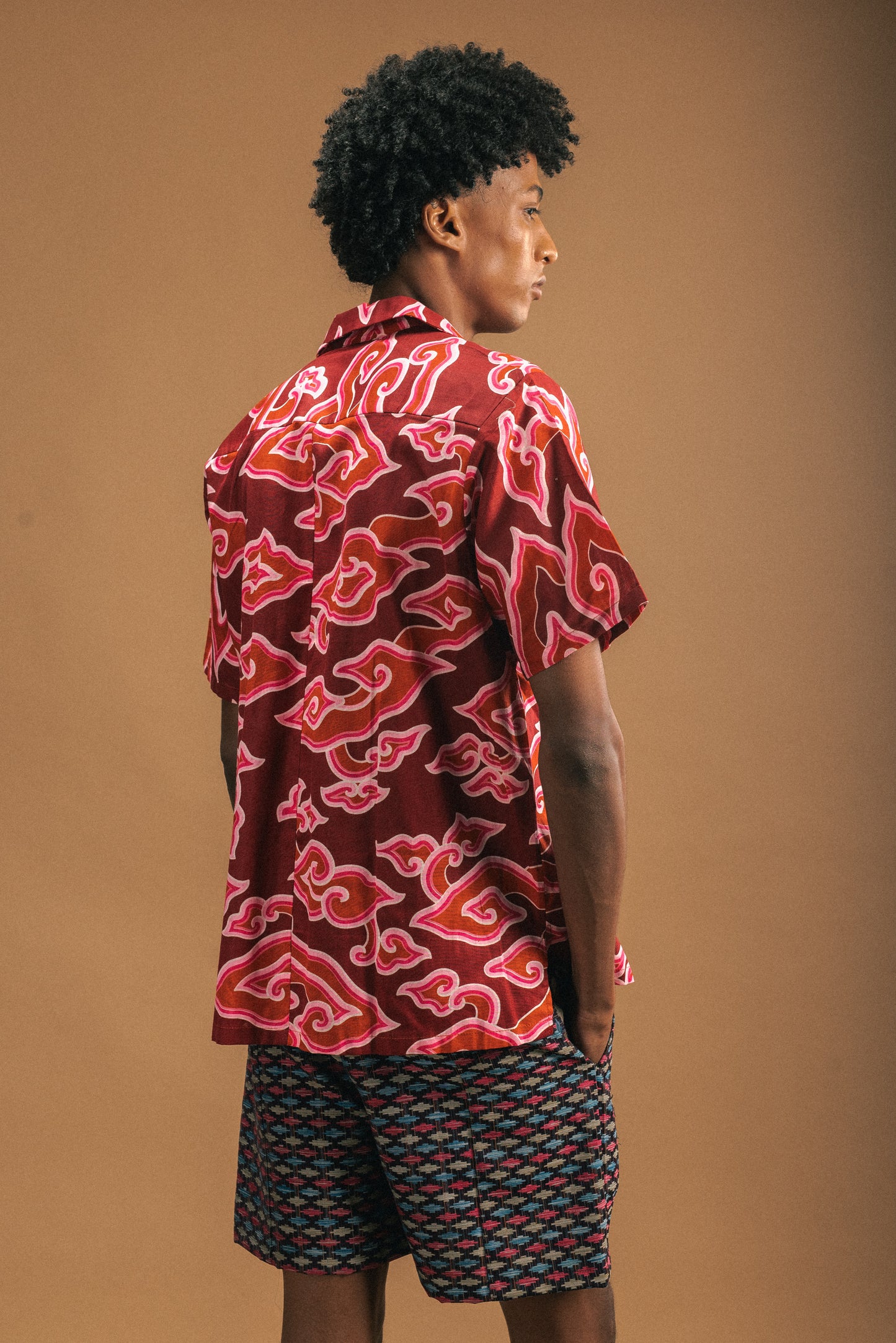 Red Awan Flow Shirt